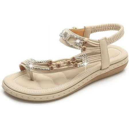 Women s Shoes Bohemian Sandals Retro Rhinestone Beaded Sandals Round Toe Flat Sandals Beef Tendon Soft Sole Shoes Summer Sandals for Women (Color : A1 Size : 7.5)
Women s Shoes Bohemian Sandals Retro Rhinestone Beaded Sandals Round Toe Flat Sandals Beef Tendon Soft Sole Shoes Summer Sandals for Women (Color : A1 Size : 7.5)