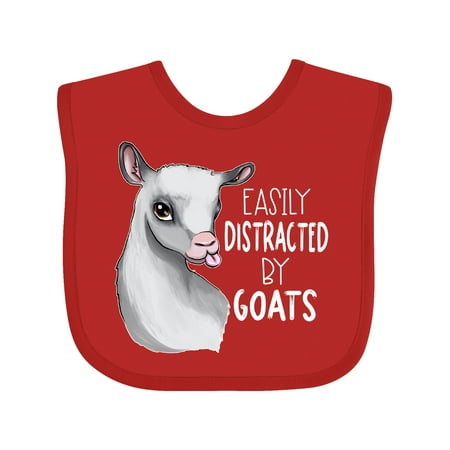 Inktastic Easily Distracted by Goats Cute Goat Gift Baby Boy or Baby Girl Bib
Inktastic Easily Distracted by Goats Cute Goat Gift Baby Boy or Baby Girl Bib