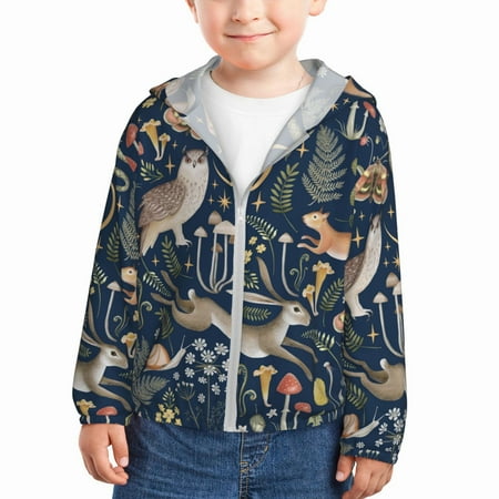 Goofa Retro Forest Animals Printed Kids Zip-Up Hoodie Girls Boys UPF50+ Sun Protection Jacket Hooded Cooling Shirt-2 Years
Goofa Retro Forest Animals Printed Kids Zip-Up Hoodie Girls Boys UPF50+ Sun Protection Jacket Hooded Cooling Shirt-2 Years
