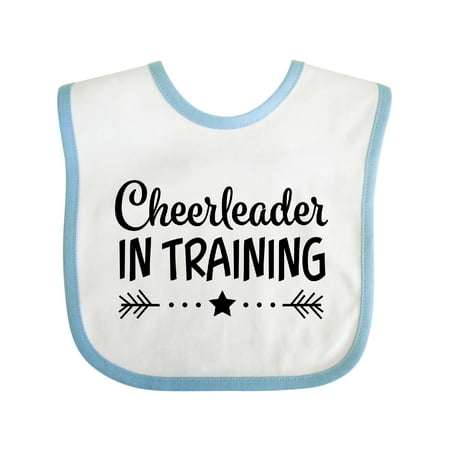 Inktastic Cheerleader in Training Gift Baby Boy or Baby Girl Bib