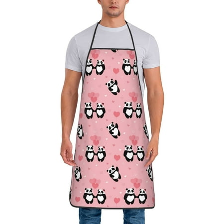 Aprons for Men Women - Valentine s Day Panda Cooking Kitchen Apron Chef Apron Waterproof Apron for Painting Pottery Baking BBQ Gardening Salon Gift For women Men
Aprons for Men Women - Valentine s Day Panda Cooking Kitchen Apron Chef Apron Waterproof Apron for Painting Pottery Baking BBQ Gardening Salon Gift For women Men