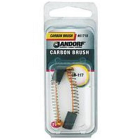 Jandorf CB117 3/16 in. X 1/2 in. L Multi-Material Motor Brush 2 pk