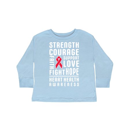 Inktastic Heart Health Awareness Strength Courage Support Gift Toddler Boy or Toddler Girl Long Sleeve T-Shirt
Inktastic Heart Health Awareness Strength Courage Support Gift Toddler Boy or Toddler Girl Long Sleeve T-Shirt