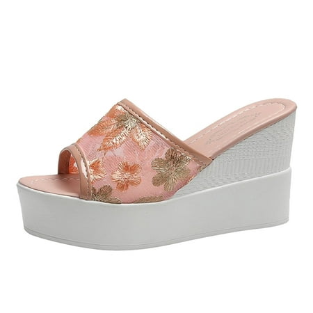 casual shoes for Women Fashion Women s Spring And Summer Thick-Soled Mesh Lace High-Heeled Peep Toe Wedge Sandals Mesh heeled sandals Pink
casual shoes for Women Fashion Women s Spring And Summer Thick-Soled Mesh Lace High-Heeled Peep Toe Wedge Sandals Mesh heeled sandals Pink