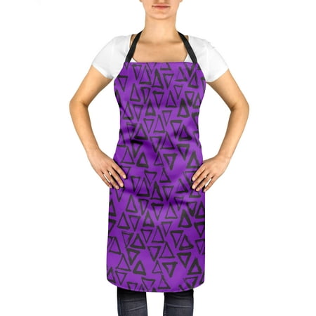 S4Sassy Purple Triangle Geometric Bib Kitchen Apron with Adjustable Belt For Cooking Chef Bib-24 x 32 Inches
S4Sassy Purple Triangle Geometric Bib Kitchen Apron with Adjustable Belt For Cooking Chef Bib-24 x 32 Inches