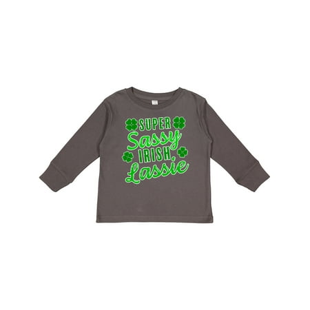 Inktastic Super Sassy Irish Lassy with Green 4 Leaf Clovers Gift Toddler Boy or Toddler Girl Long Sleeve T-Shirt
Inktastic Super Sassy Irish Lassy with Green 4 Leaf Clovers Gift Toddler Boy or Toddler Girl Long Sleeve T-Shirt
