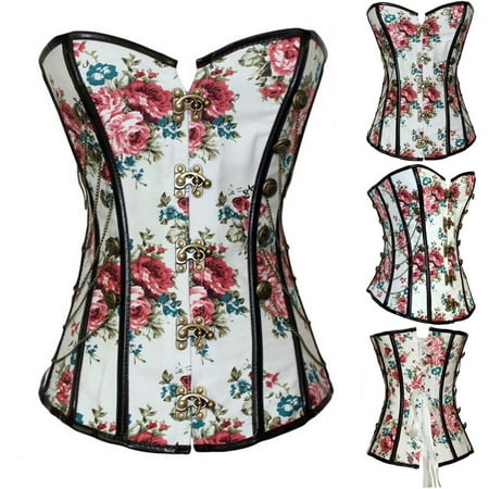 Womens Sexy Vintage Gothic Party Floral Lace Up Slim Corset Bustier Tube TopsHalloween gift on Clearance
Womens Sexy Vintage Gothic Party Floral Lace Up Slim Corset Bustier Tube TopsHalloween gift on Clearance