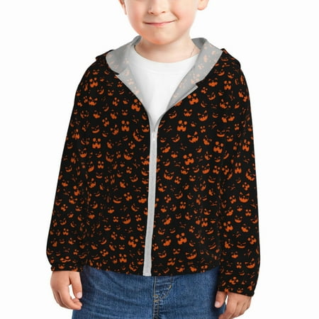 Gaeub Spooky Pumpkin Face Print Athletic Sun Protection Hoodie for Kids Long Sleeve Outdoor UV Shirt Running Fishing Top for Boys Girls-4 Years
Gaeub Spooky Pumpkin Face Print Athletic Sun Protection Hoodie for Kids Long Sleeve Outdoor UV Shirt Running Fishing Top for Boys Girls-4 Years