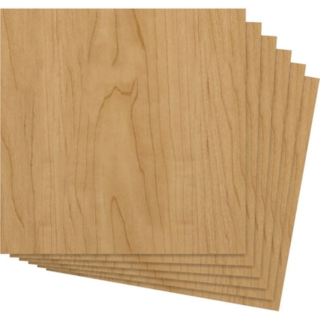 Ekena Millwork 23 3/4 W x 23 3/4 H x 3/8 T Wood Hobby Boards Maple (6-Pack)