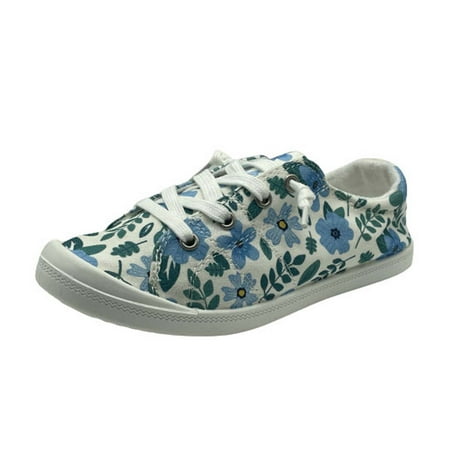 Women Canvas Shoes Spring and Autumn Fashion Small Floral Printing Lacing Strap Flat Bottom Cloth Shoes Women s Breathable Anti-skid Casual Soft Sole Shoes Single Shoes for Women
Women Canvas Shoes Spring and Autumn Fashion Small Floral Printing Lacing Strap Flat Bottom Cloth Shoes Women s Breathable Anti-skid Casual Soft Sole Shoes Single Shoes for Women