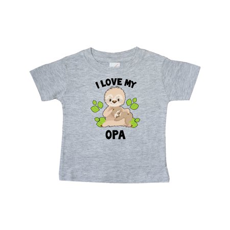 Inktastic Cute Sloth I Love My Opa with Green Leaves Gift Baby Boy or Baby Girl T-Shirt
Inktastic Cute Sloth I Love My Opa with Green Leaves Gift Baby Boy or Baby Girl T-Shirt