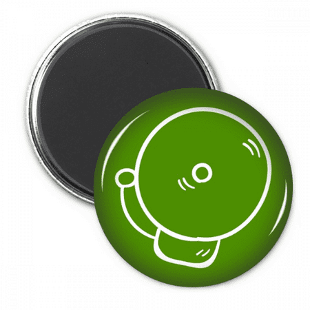 Alarm Sound Class End Knock Refrigerator Magnet Sticker Decoration Badge