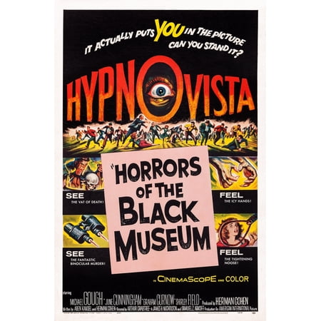 Horrors Of The Black Museum Stretched Canvas - (24 x 36)
