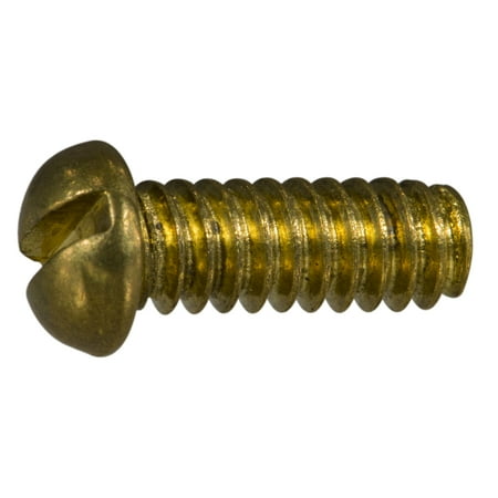 #10-24 x 1/2 Brass Coarse Thread Slotted Faucet Screws FSB-066 (10 pcs.)
#10-24 x 1/2 Brass Coarse Thread Slotted Faucet Screws FSB-066 (10 pcs.)