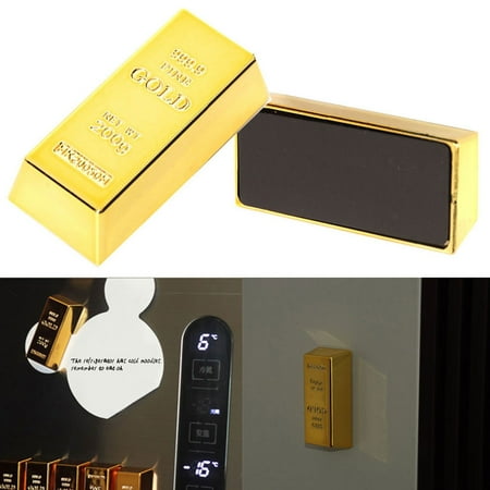 3/4/6Pcs Artificial Fake Gold Bar Refrigerator Magnet Sticker Fridge Home Decor Gold Resin Magnet
3/4/6Pcs Artificial Fake Gold Bar Refrigerator Magnet Sticker Fridge Home Decor Gold Resin Magnet