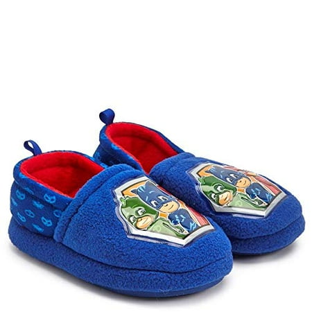 PJ Masks Fleece Blue Character Slippers Size Medium 7-8