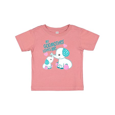 Inktastic My Godmother Loves Me-cute elephants Gift Baby Boy or Baby Girl T-Shirt
Inktastic My Godmother Loves Me-cute elephants Gift Baby Boy or Baby Girl T-Shirt