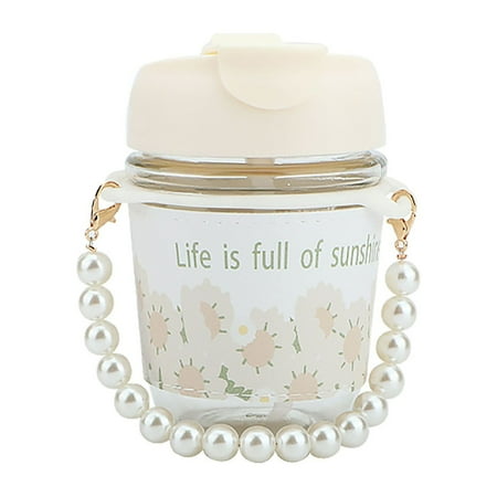 Fattazi Water Cup Girls High Value Pearl Portable Chain Glass Cup Students Double Drink Live Cup
Fattazi Water Cup Girls High Value Pearl Portable Chain Glass Cup Students Double Drink Live Cup
