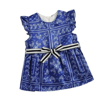 Infant Baby Girl Clothes Baby Girl Summer Dress Sleeveless Round Neckline Dress Baby Girl Cute Dress Blue 6-9 Months
Infant Baby Girl Clothes Baby Girl Summer Dress Sleeveless Round Neckline Dress Baby Girl Cute Dress Blue 6-9 Months