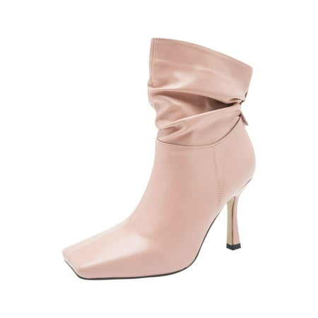 Boots for Women Clearance Deals! Verugu Sexy High Heel Mid Calf Boots Combat Boots for Women Women s Shoes Solid Minimalistic Comfortable Pleated Design High Heel Fine Heels Boots Pink 43
Boots for Women Clearance Deals! Verugu Sexy High Heel Mid Calf Boots Combat Boots for Women Women s Shoes Solid Minimalistic Comfortable Pleated Design High Heel Fine Heels Boots Pink 43
