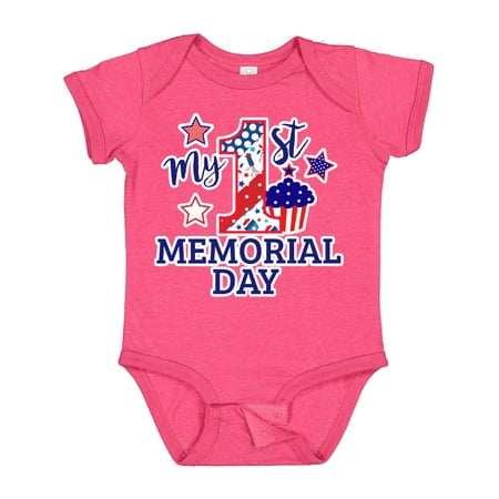 Inktastic My 1st Memorial Day with Cupcake and Stars Gift Baby Boy or Baby Girl Bodysuit
Inktastic My 1st Memorial Day with Cupcake and Stars Gift Baby Boy or Baby Girl Bodysuit