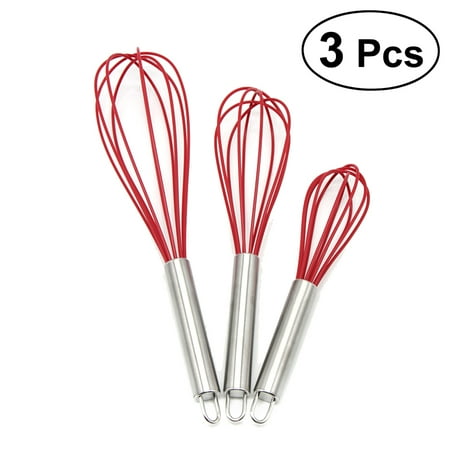 3Pcs Hand Egg Mixer Silicone Balloon Whisk Milk Cream Frother Kitchen Utensils for Blending Stirring 8Inch 10Inch 12Inch
3Pcs Hand Egg Mixer Silicone Balloon Whisk Milk Cream Frother Kitchen Utensils for Blending Stirring 8Inch 10Inch 12Inch