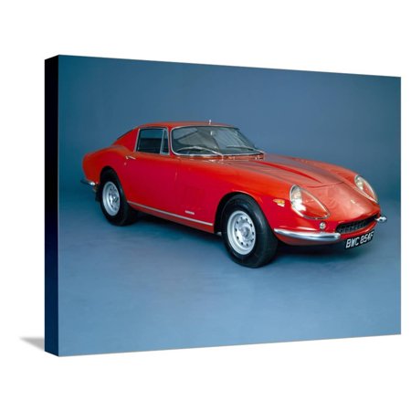 A 1968 Ferrari 275 GIB Stretched Canvas Print Wall Art