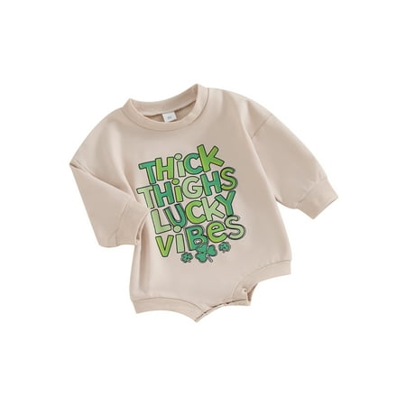 Co.MMehjri Newborn Baby Sweatshirt Romper 0-18M Infant Spring Long Sleeve Round Neck Shamrock Print Bodysuit Newborn Playsuit
Co.MMehjri Newborn Baby Sweatshirt Romper 0-18M Infant Spring Long Sleeve Round Neck Shamrock Print Bodysuit Newborn Playsuit