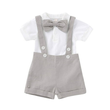 uukiA Newborn Baby Boy 0-12 Months Romper Shorts Bow-tie Gentleman Solid Two Piece Set Outfits
uukiA Newborn Baby Boy 0-12 Months Romper Shorts Bow-tie Gentleman Solid Two Piece Set Outfits