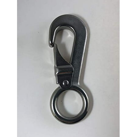 Stainless Steel 316 5/16 Boat Snap Hook with 5/8 Fixed Eye Marine Grade Fast Eye Safety
Stainless Steel 316 5/16 Boat Snap Hook with 5/8 Fixed Eye Marine Grade Fast Eye Safety