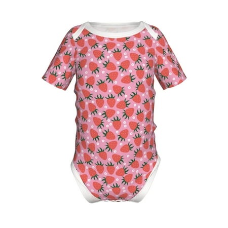 Coaee Strawberry for Soft Baby Short-Sleeve Bodysuit Baby Climbing Clothes Baby Girls Boys Bodysuit Romper-12 Months
Coaee Strawberry for Soft Baby Short-Sleeve Bodysuit Baby Climbing Clothes Baby Girls Boys Bodysuit Romper-12 Months