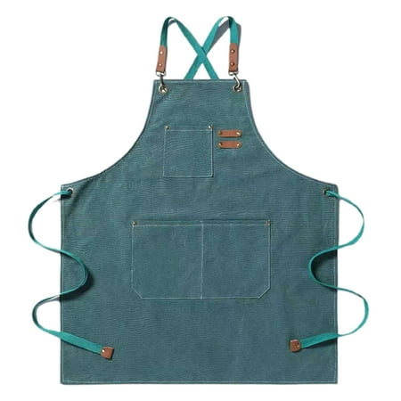 Work Apron Thick Sleeveless Breathable Unisex Multi-pockets Storage Cotton Cross Back Kitchen Apron for Home
Work Apron Thick Sleeveless Breathable Unisex Multi-pockets Storage Cotton Cross Back Kitchen Apron for Home