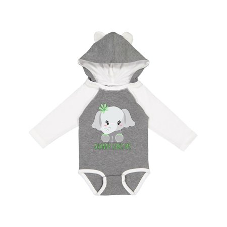 Inktastic Granny Loves Me- cute elephant Gift Baby Boy or Baby Girl Long Sleeve Bodysuit
Inktastic Granny Loves Me- cute elephant Gift Baby Boy or Baby Girl Long Sleeve Bodysuit