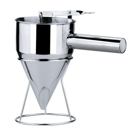 FeiraDeVaidade Stainless Steel Pancake Batter Dispenser Funnel Dispenser with Stand for Takoyaki and Baking
FeiraDeVaidade Stainless Steel Pancake Batter Dispenser Funnel Dispenser with Stand for Takoyaki and Baking