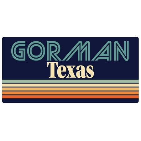 Gorman Texas 5 x 2.5-Inch Fridge Magnet Retro Design
