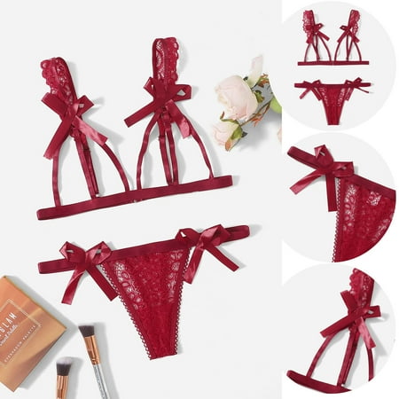 MRULIC underwear women set New Fashion Lace Lingerie Underwear Sleepwear Steel Ring Pajamas Garter Wine + L
MRULIC underwear women set New Fashion Lace Lingerie Underwear Sleepwear Steel Ring Pajamas Garter Wine + L