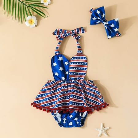 Shldybc Toddler Baby Girls Independence Day Fashion Stripe Print Bow Romper Jumpsuit Headdress Suit Baby Girl Gifts 4th of July Clothing for Baby Summer Savings Clearance
Shldybc Toddler Baby Girls Independence Day Fashion Stripe Print Bow Romper Jumpsuit Headdress Suit Baby Girl Gifts 4th of July Clothing for Baby Summer Savings Clearance