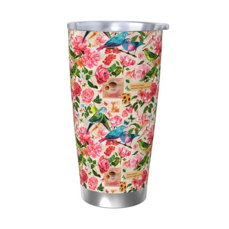 Gaeub Watercolor Birds Print 20-Ounce Stainless Steel Car Cup Tumblers Cups with Lids and Straw Coffee Cups for Adults Kids Home Car Office School Travel Party-Without Straw
Gaeub Watercolor Birds Print 20-Ounce Stainless Steel Car Cup Tumblers Cups with Lids and Straw Coffee Cups for Adults Kids Home Car Office School Travel Party-Without Straw