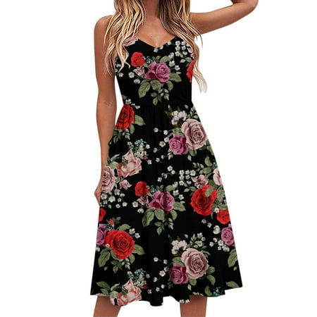 Wedding Guest Dresses for Women Valentines Dress for Women Women Fashion Summer Seaside Sling Sleeveless V-Neck Printing Casual Dress Clearance 2022 Summer Dresses Long Sleeve Dress Black XL
Wedding Guest Dresses for Women Valentines Dress for Women Women Fashion Summer Seaside Sling Sleeveless V-Neck Printing Casual Dress Clearance 2022 Summer Dresses Long Sleeve Dress Black XL