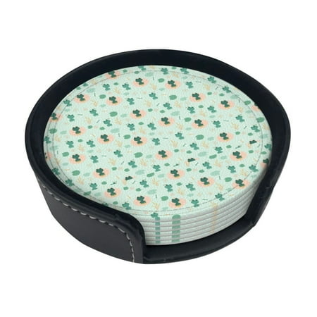 Round Pu Leather Coaster Little Frogs Pattern Heat - Resistant Beverage Cup Mat-Fancy Decor For Kitchen Office Dining Room Table - Drink Protector 6-Slice
Round Pu Leather Coaster Little Frogs Pattern Heat - Resistant Beverage Cup Mat-Fancy Decor For Kitchen Office Dining Room Table - Drink Protector 6-Slice