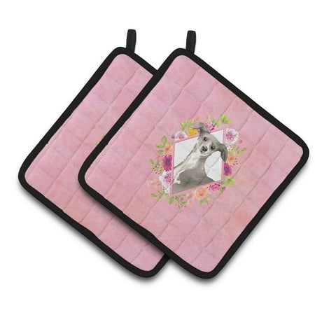 Carolines Treasures CK4230PTHD Italian Greyhound Pink Flowers Pair of Pot Holders 7.5HX7.5W multicolor
Carolines Treasures CK4230PTHD Italian Greyhound Pink Flowers Pair of Pot Holders 7.5HX7.5W multicolor