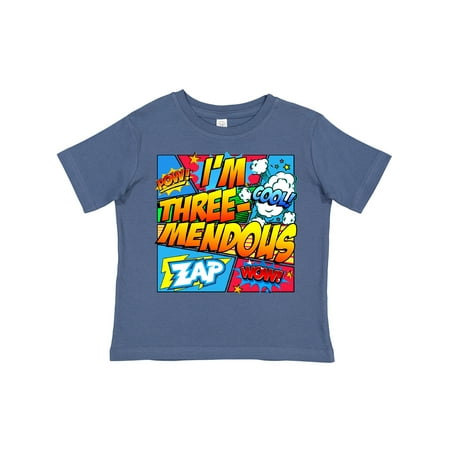 Inktastic I m Three Mendous Gift Toddler Boy or Toddler Girl T-Shirt
