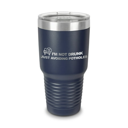 I m Not Drunk Just Avoiding Potholes Tumbler 30 oz - Laser Engraved w/ Clear Lid - Stainless Steel - Vacuum Insulated - Double Walled - Travel Mug - jdm - Navy
I m Not Drunk Just Avoiding Potholes Tumbler 30 oz - Laser Engraved w/ Clear Lid - Stainless Steel - Vacuum Insulated - Double Walled - Travel Mug - jdm - Navy