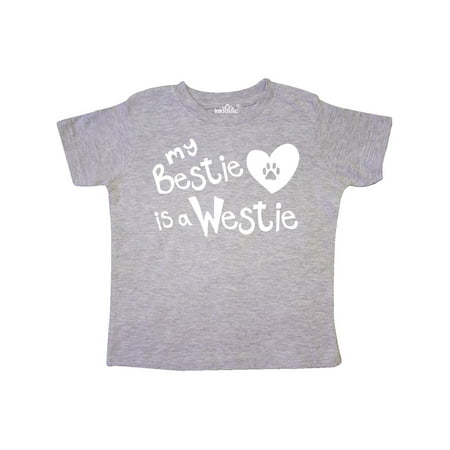 Inktastic Bestie Westie Gift Toddler Boy or Toddler Girl T-Shirt