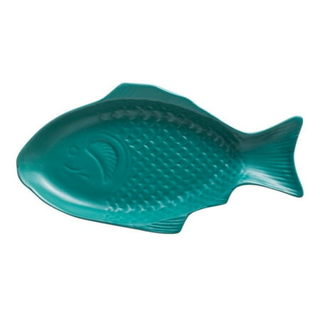1PC Ceramic Tableware Creative Plate Fish Shaped Dish Storage Fish Pan for Restaurant Home Dinner (11inch Dark Green)
1PC Ceramic Tableware Creative Plate Fish Shaped Dish Storage Fish Pan for Restaurant Home Dinner (11inch Dark Green)