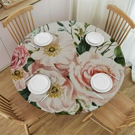 Orinice Flowers Round Tablecloth 100% Polyester Waterproof Resistant Fabric - Ideal for Indoor and Outdoor Events - Stain-Resistant and Easy to Clean 38 -42
Orinice Flowers Round Tablecloth 100% Polyester Waterproof Resistant Fabric - Ideal for Indoor and Outdoor Events - Stain-Resistant and Easy to Clean 38 -42
