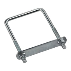 2PC National Hardware National Hardware - N245-001 - 3/8 in. x 3-5/8 in. W x 5 in. L Coarse Zinc-Plated Steel Square U-Bolt