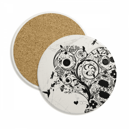Flower s Black White Art Grain Outline Coaster Cup Mug Tabletop Protection Absorbent Stone
Flower s Black White Art Grain Outline Coaster Cup Mug Tabletop Protection Absorbent Stone