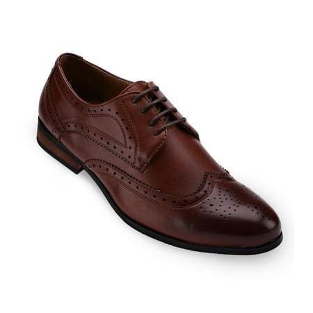 Gallery Seven Fine Detail Wingtip Oxford Shoes for Men