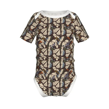 Yiaed Vector Butterflies Print Infant Climbing Short Sleeve Onesie One-Piece Baby Bodysuit Clothes 0-12 Months -18 Months
Yiaed Vector Butterflies Print Infant Climbing Short Sleeve Onesie One-Piece Baby Bodysuit Clothes 0-12 Months -18 Months